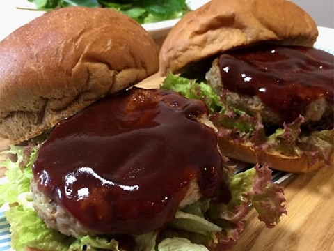 ブランバンズの低糖質ハンバーガー